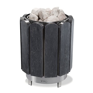 Электрокаменка ПРЕМЬЕРА - 24 кВт СЕРПЕНТИНИТ БАРХАТ (20 - 28 м.куб.) 380В напольная без пульта