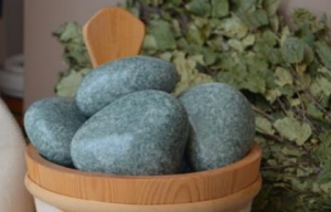 Камень ЖАДЕИТ ОТБОРНЫЙ (для бань и саун) шлифованный, фракция  50 - 80 мм  10 кг Хакасия