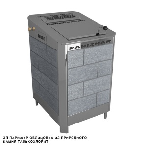 Электрокаменка ПАРиЖАР паротермальная -  4,25 кВт (3-5 м.куб.) Т/Х с АЭГПП 380В напольная без пульта