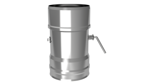 Шибер (заслонка) поворотный d =  80 мм (1 ММ)