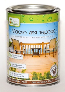 Масло для террас 10 л Масло&Дерево