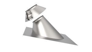 Проход кровли с фланцем d = 260 мм 45 гр. НЕРЖ.