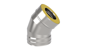 Сэндвич-колено 45 гр. d = 200/280 мм (Н+Н) 0,8 ММ