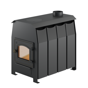 Печь отопительная ВЕЗУВИЙ КОМФОРТ 200 дверца ДТ-3С  (2)