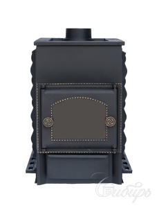 Печь-каменка СИБИРЬ-40 дверца со стеклом без выносного топливного канала под Т/О (правый)