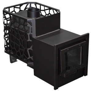 Печь-каменка РАДА  сталь 6 мм 14L СЕТКА удлиненная топка (8 - 16 м.куб) (без дверки)