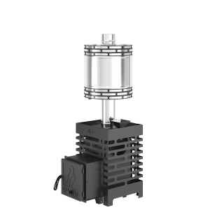 Печь для бани ASTON 12 с баком круглым (6 - 14 м.куб)