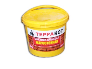 Мастика ТЕРРАКОТ жаростойкая  9 кг