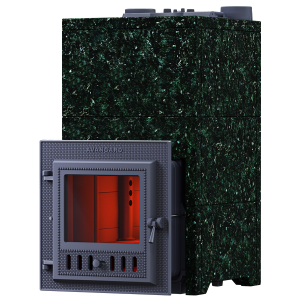 Облицовка ПРЯМАЯ СЕРПЕНТИНИТ КИРПИЧ для печей АВАНГАРД 40П/М