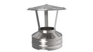 Оголовок d = 150/220 мм с зонтом (Н+Н)  (7)