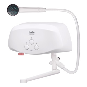 Водонагреватель проточный Ballu 3-Logic TS (6,5 кВт) - кран + душ