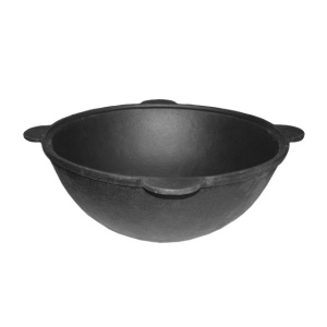 Казан чугунный  6л КЧ-6 без крышки ЛИТКОМ  (1)