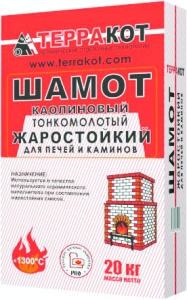 Смесь Глино-шамотная 99,9% ТЕРРАКОТ (20 кг)
